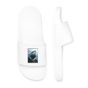 Great White Shark Great White Shark - Men’s Pool Sliders - white - Front