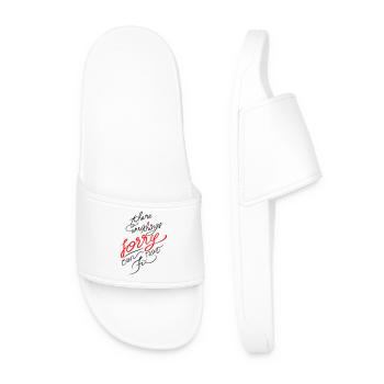 Désolé - Claquettes Homme - blanc - Devant