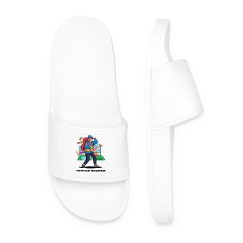 Explorateurs de la ville et aventuriers. - Claquettes Homme - blanc - Devant