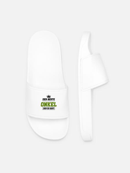 The best uncle there is - Men’s Pool Sliders - white