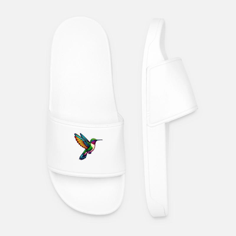 Kolibri - Männer Badelatschen - Weiß