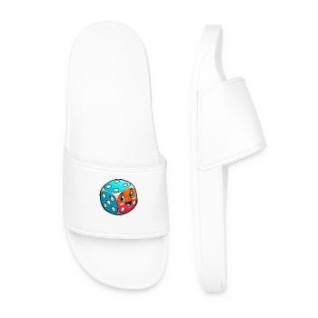 Bande dessinée Cube - Claquettes Homme - blanc - Devant