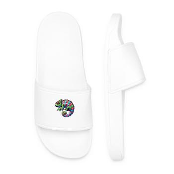 chameleon - Men’s Pool Sliders - white - Front