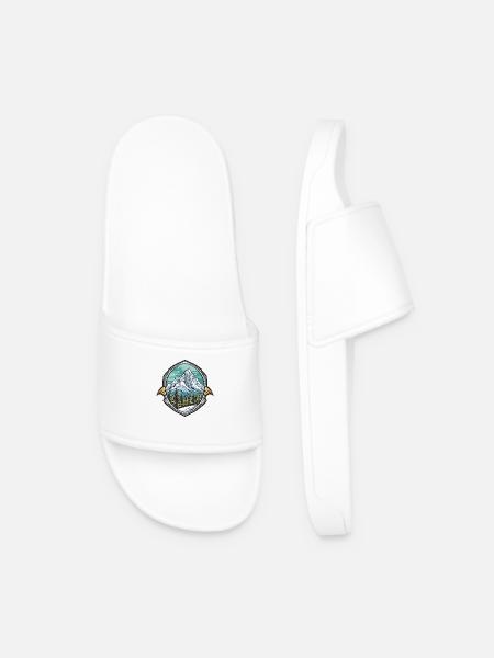Alps Ski Mountains - Men’s Pool Sliders - white