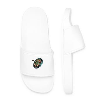dartboard - Men’s Pool Sliders - white - Front