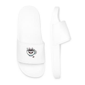Coffee cup - Men’s Pool Sliders - white - Front