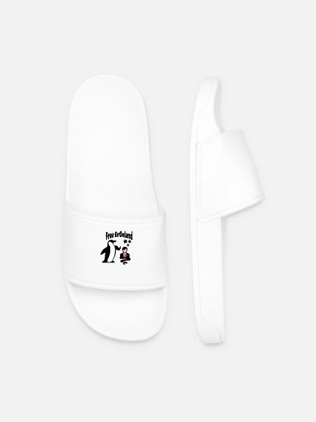 Free Gronland - Men’s Pool Sliders - white