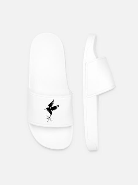 Kolibri (02) - Männer Badelatschen - Weiß