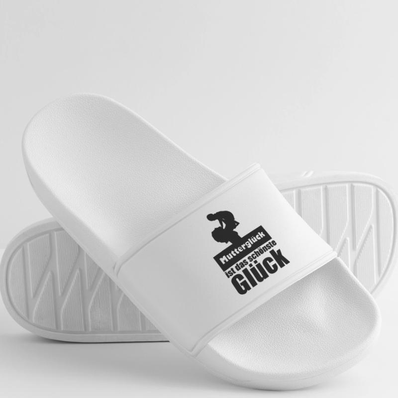 Mutterglück Mutter Muttertag Geburt Geschenk Männer Badelatschen