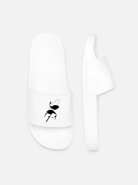 fishing - Men’s Pool Sliders - white