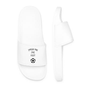 Football / Foot / Footballeur / Footballeuse - Claquettes Homme - blanc - Devant