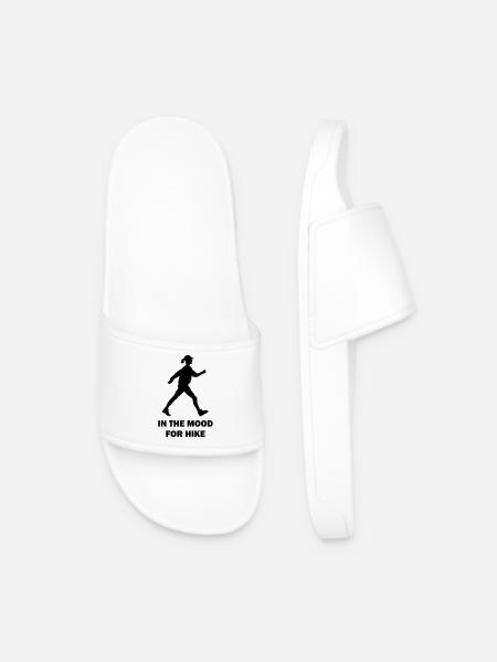 Marcher, totalement d’humeur à marcher - Claquettes Homme - blanc