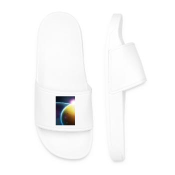 Espace, Planètes - Claquettes Homme - blanc - Devant