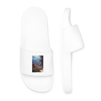 Fish, Aquarium - Men’s Pool Sliders - white - Front
