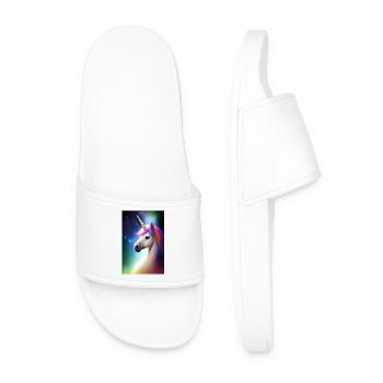 Unicorn - Men’s Pool Sliders - white - Front