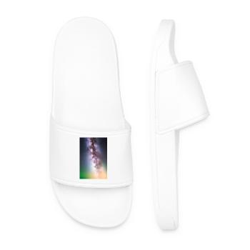 Espace et planètes - Claquettes Homme - blanc - Devant