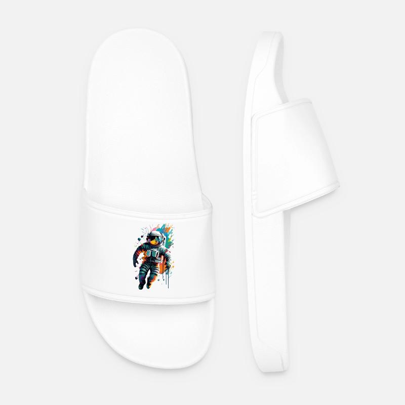 Astronaute dans l’espace spatial - Astronaut Space - Claquettes Homme - blanc