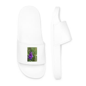 Gladiole – Stärke in Blüte - Männer Badelatschen - Weiß - Vorne