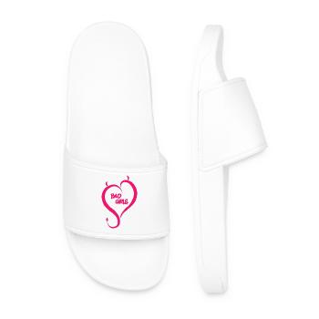 Bad Girls - Men’s Pool Sliders - white - Front