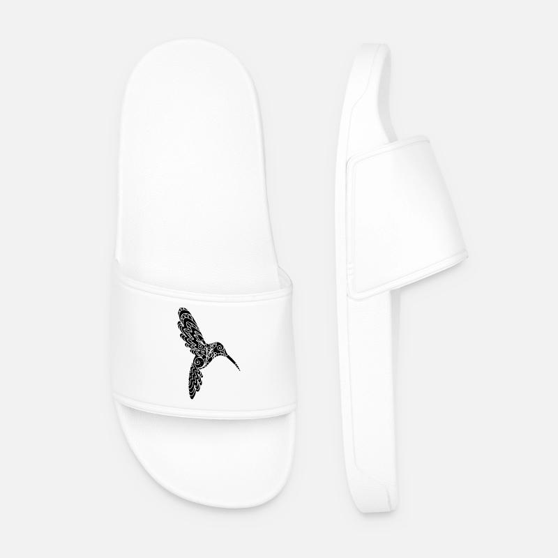 Magischer Kolibri - Männer Badelatschen - Weiß