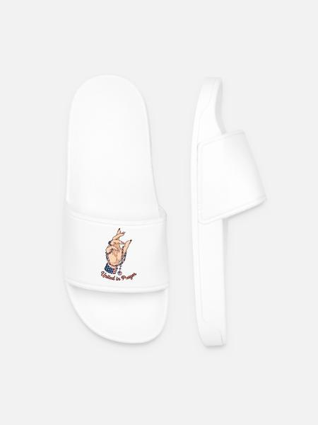 United in prayer - Men’s Pool Sliders - white