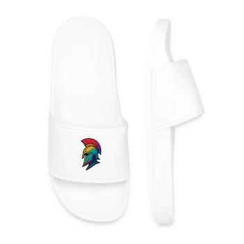 Spartan Helmet Colorful - Männer Badelatschen - Weiß - Vorne