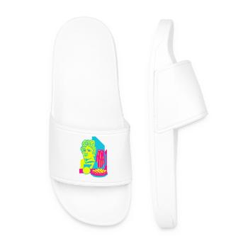 Art Food - Claquettes Homme - blanc - Devant