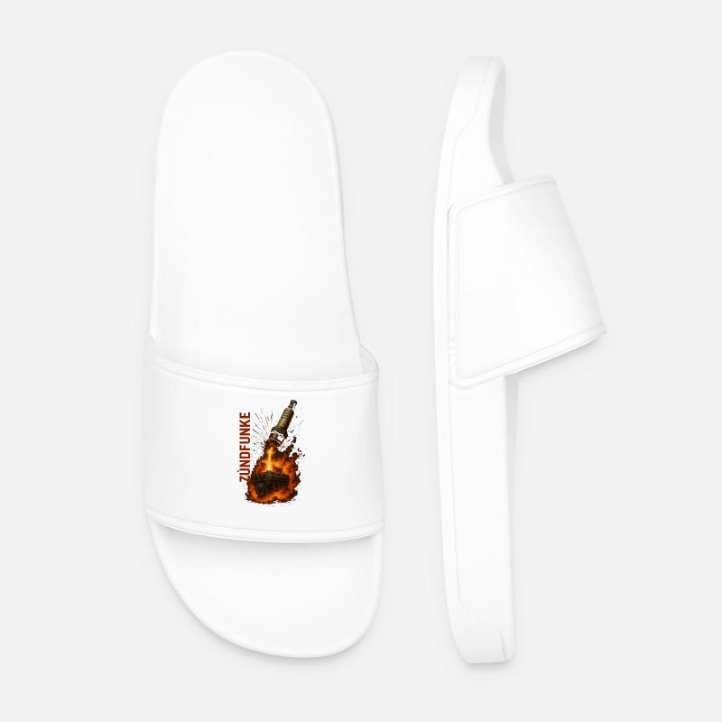 ZÜNDFUNKE – Firestarter - Men’s Pool Sliders - white