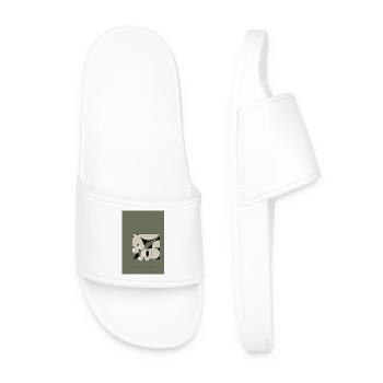 Create Something The Power of Creativity - Men’s Pool Sliders - white - Front