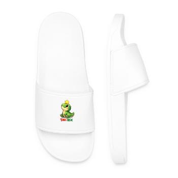 Tree Rex Dino T Rex - Men’s Pool Sliders - white - Front