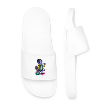 Tentacle Skate Crew Cartoon - Men’s Pool Sliders - white - Front