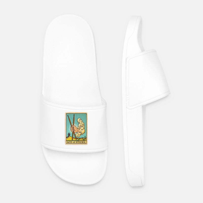 Tarocchi dei Tamburini Aerei - Ciabatte per il mare da uomo - bianco