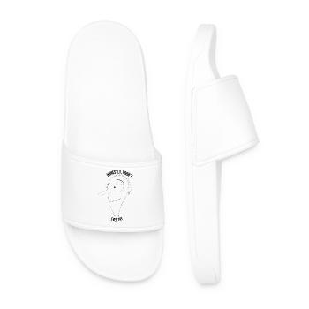 Honnêtement, je n’essaie même pas - mec - Claquettes Homme - blanc - Devant
