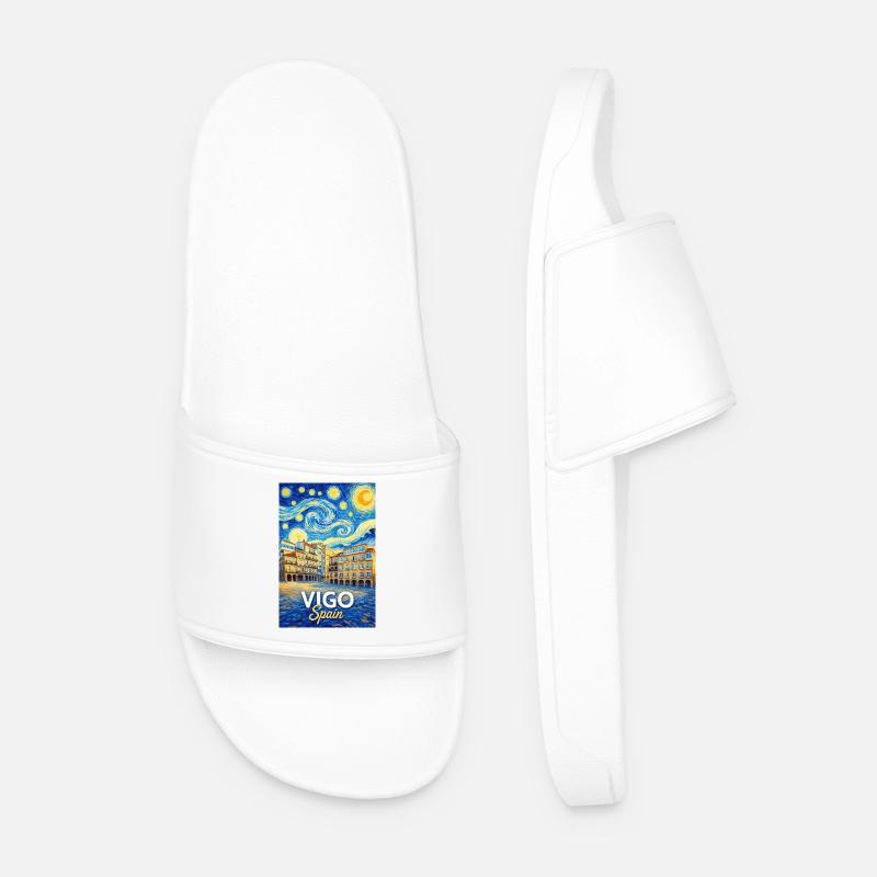 Vigo Spain - Männer Badelatschen - Weiß