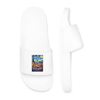 Los Angeles, Californie - Claquettes Homme - blanc - Devant