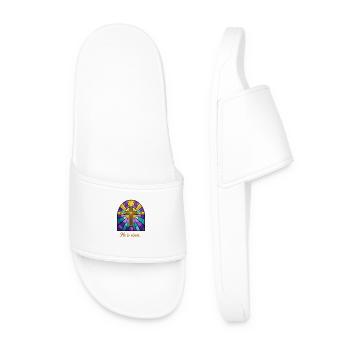 Il est ressuscité - Claquettes Homme - blanc - Devant