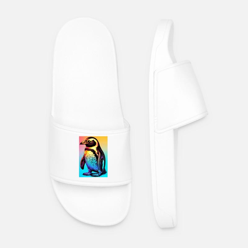 Pinguin - Männer Badelatschen - Weiß