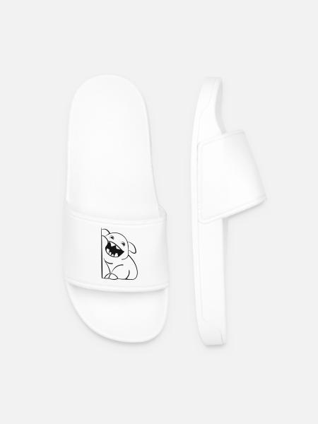 Cute little monster - Men’s Pool Sliders - white