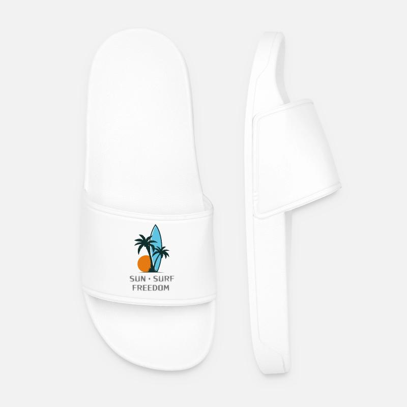 Sun Surf Freedom - Men’s Pool Sliders - white