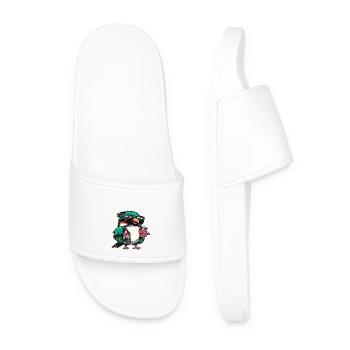Hummingbird Bird Cool Summer - Men’s Pool Sliders - white - Front