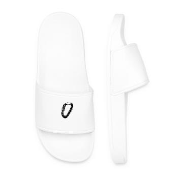 Kletter Karabiner - Kletter T-Shirt - Männer Badelatschen - Weiß - Vorne