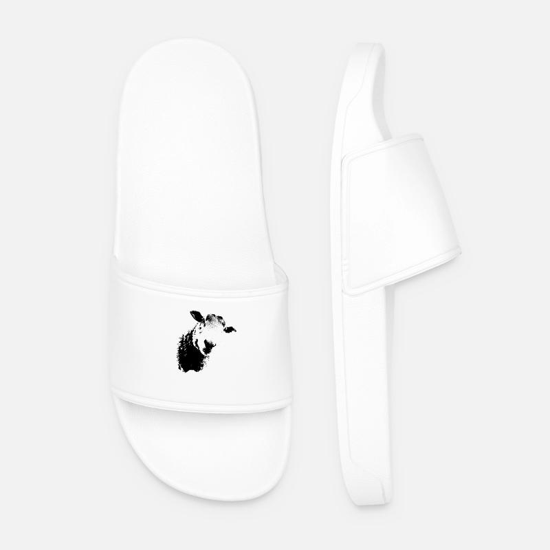 Schaf - Männer Badelatschen - Weiß
