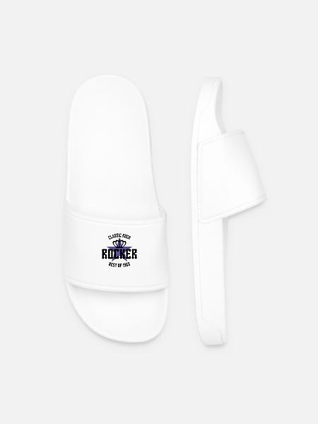 ROCKER STAR BEST OF 1960 - Men’s Pool Sliders - white