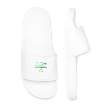 Changer les choses - moustiques - humour citation - Claquettes Homme - blanc - Devant