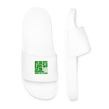 Women life freedom - Men’s Pool Sliders - white - Front