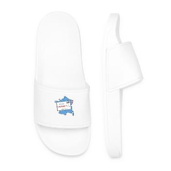 Where is Alsace? - Men’s Pool Sliders - white - Front