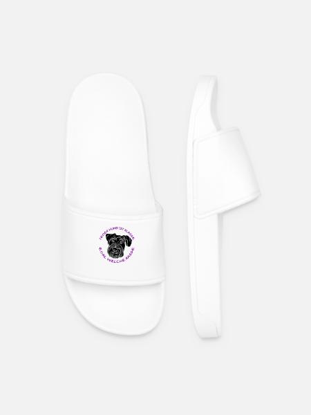 "Every dog is great..." - Men’s Pool Sliders - white