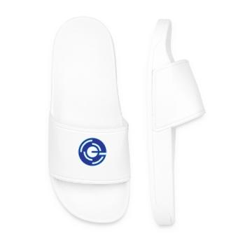 Power Button Technology - Men’s Pool Sliders - white - Front