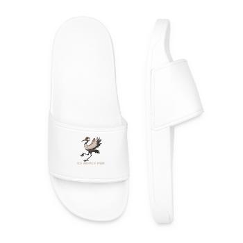 Je grule plus - Claquettes Homme - blanc - Devant