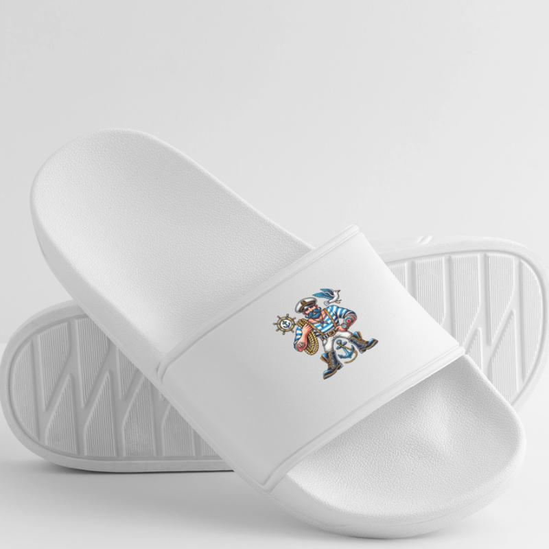 Sailor Sailor Comic Men’s Pool Sliders